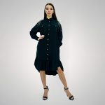 Black dress with stone