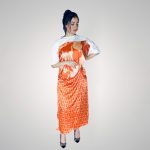 Casual Set With Design (Orange)