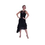 BLACK DRESS ITALIYAN STYLE  (ORGANZA)SELEEN