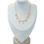 Glimmering Hamsa Charm Necklace