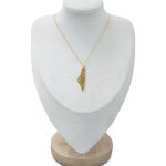 Palestine Map Calligraphy Necklace