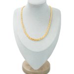 Classic Braided Gold Chain Necklace