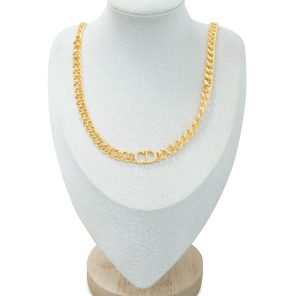 Initial Link Statement Necklace