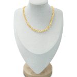 Twisted Oval Link Necklace