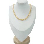 Golden Twist Rope Chain