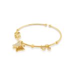 Butterfly Charm Bangle Bracelet