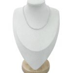 Silver Bead Chain Necklace