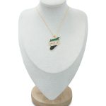 Syria Map Pendant Necklace