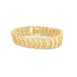 Chevron Mesh Link Bracelet
