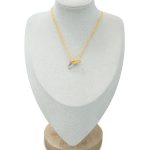 Gold Dual-Layered Pendant Necklace