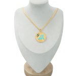 Round Medallion Pendant Necklace