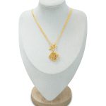 Sculpted Knot Pendant Necklace