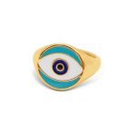 Green Eyecon Ring