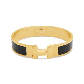 Noir Enamel Signature Bracelet
