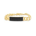 Obsidian Crest Bracelet