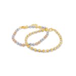 Trio Gleam Bead Bracelet